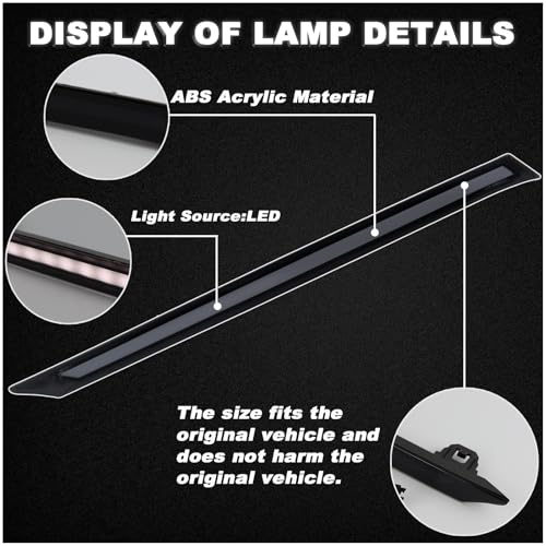 KEEGTBOX Switchback White/Amber LED DRL Front Fog Grille Lamp Daytime Running Light Sequential Flash Turn Signal Feature Compatible with Toyota RAV4 SUV LE XLE Limited 2019 2020 2021 2022 (Clear Lens) - Image 2