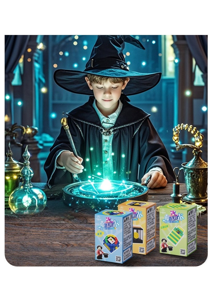 طقم ماجيك كلاسيك , طقم ماجيك للأطفال , مجموعة متنوعة من الحيل , الحيل للتظاهر باللعب مع الساحر , نصائح سهلة التنفيذ , ألعاب تعليمية إبداعية ممتعة , هدايا مثالية للمبتدئين والأطفال - Image 1