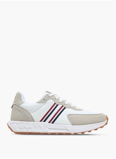 Lee Cooper Men's Panelled Sneakers with Lace-Up Closure  - Image 3
