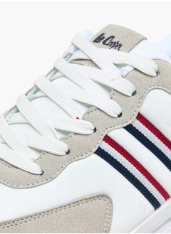Lee Cooper Men's Panelled Sneakers with Lace-Up Closure  - Image 4