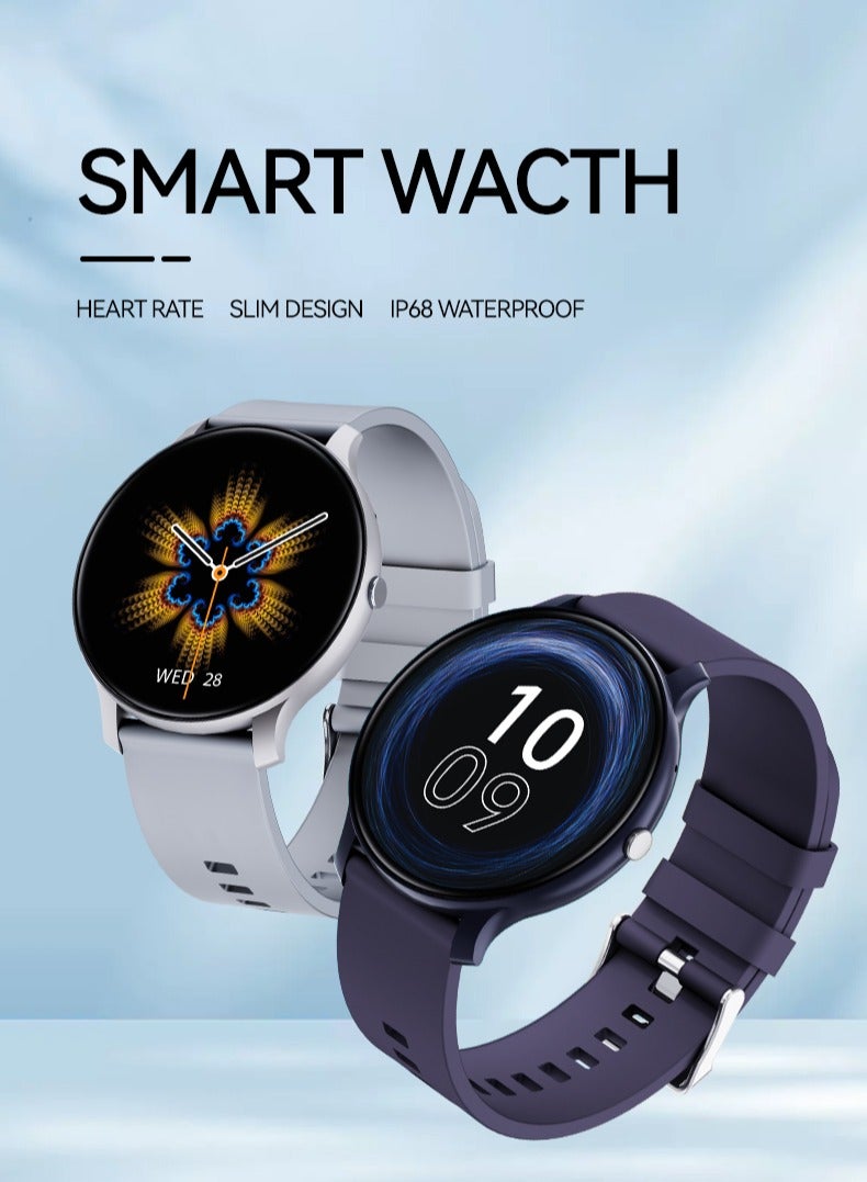MORTICO Smart Watches for Men Women, Fitness Tracker Smart Watch for Android iOS Phones, Fitness Watch for Women with Sleep/SpO2/Activity/Heart Rate Monitor, IP68 Waterproof, 400+ Dials  - Image 2