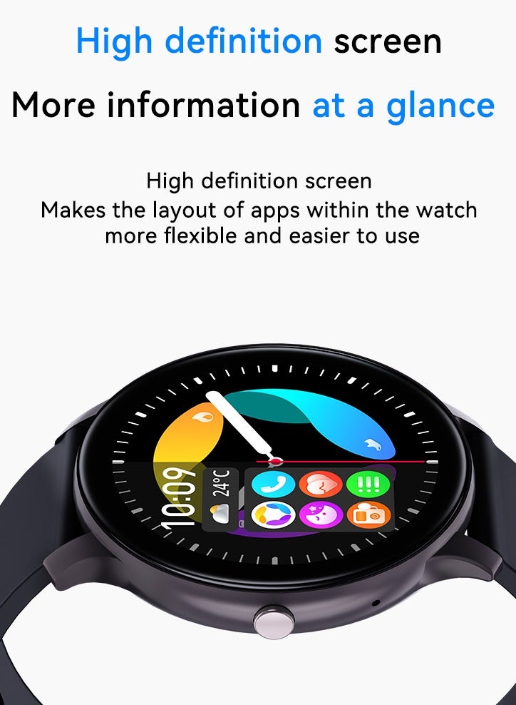 MORTICO Smart Watches for Men Women, Fitness Tracker Smart Watch for Android iOS Phones, Fitness Watch for Women with Sleep/SpO2/Activity/Heart Rate Monitor, IP68 Waterproof, 400+ Dials  - Image 4