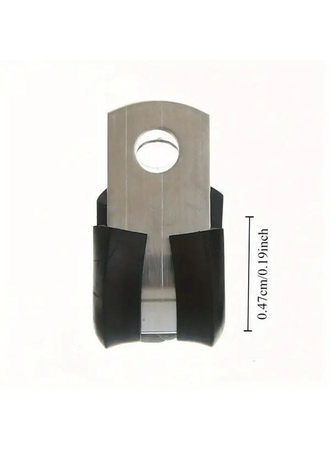 10Pcs 3 16 Inch Brake Pipe Clips Rubber Lined P Clips 4 7mm Lines Tools Set - Image 4