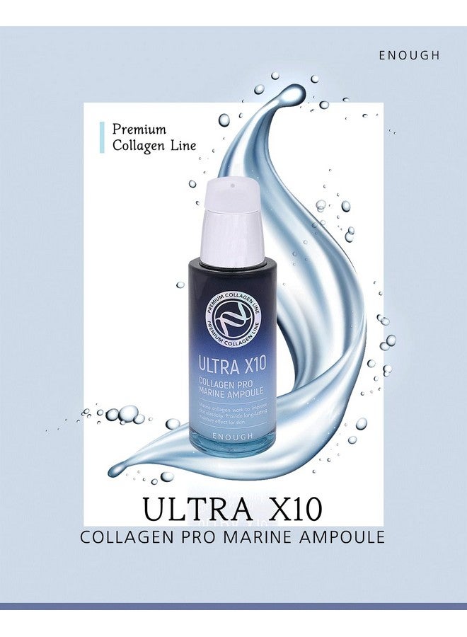 ENOUGH Ultra X10 Collagen Pro Marine Ampoule 30Ml / 1.01Oz - Image 2