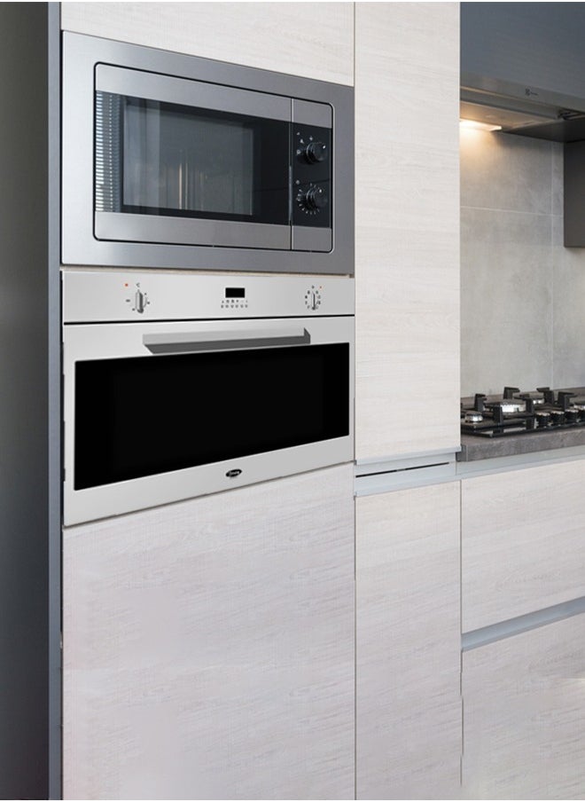 Built-in Gas Oven - Full Safety - 100 Liters - Italian - 90 cm - 9 Functions - Silver - TRMBO90LE9