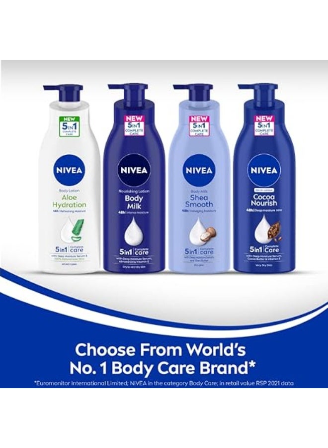 نيفيا حليب الجسم نيفيا، برائحة زبدة الشيا الناعمة، 400 مل - Image 5