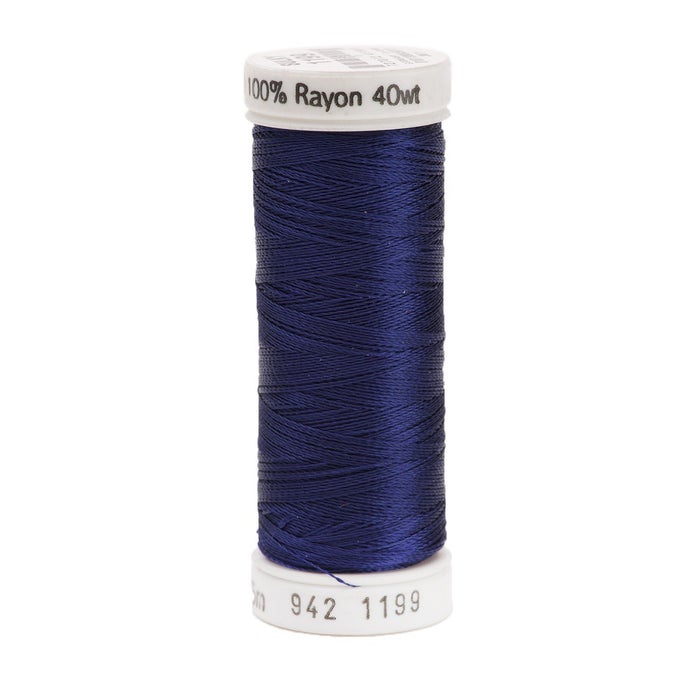 RAYON THREAD FOR SEWING 250YARD ADMIRAL NAVY BLUE