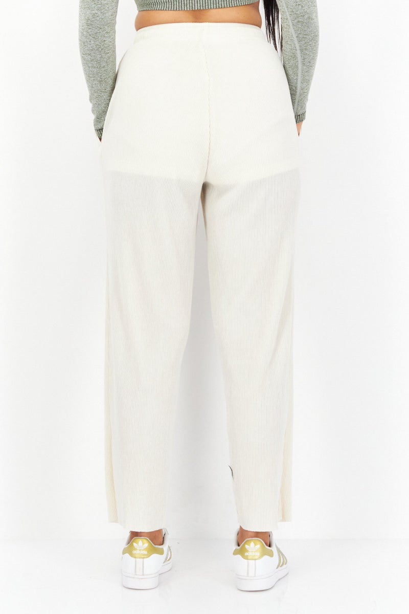 adidas Originals Women Sportwear Fit Training Sweatpants, Cream  - Image 3