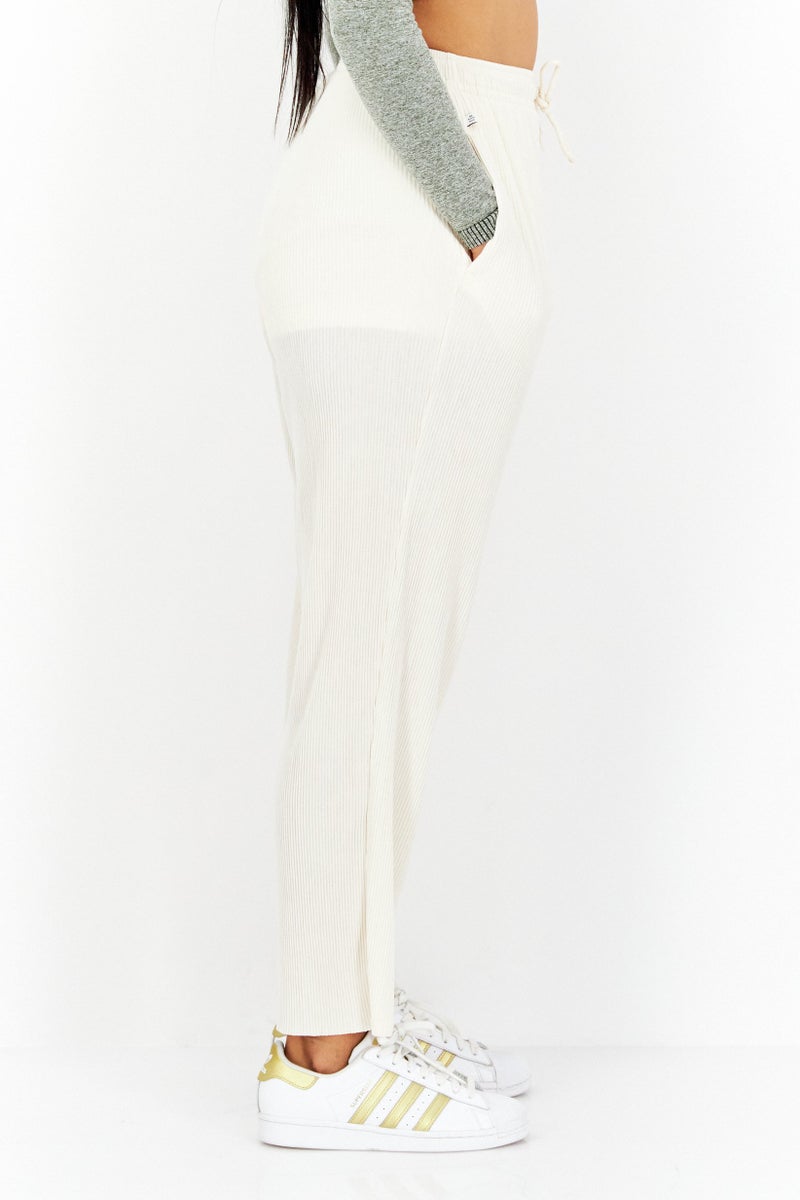 adidas Originals Women Sportwear Fit Training Sweatpants, Cream  - Image 4