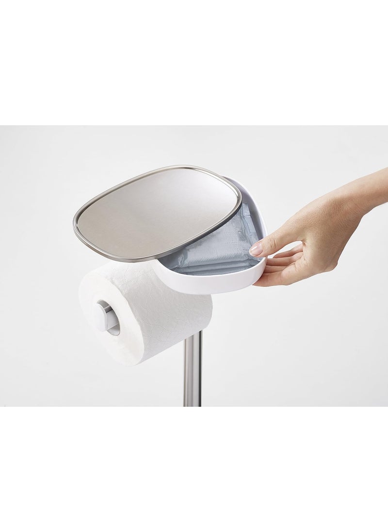 Joseph Joseph Joseph Joseph EasyStore™ Toilet Paper Holder with Flex™ Steel Toilet Brush  - Image 4