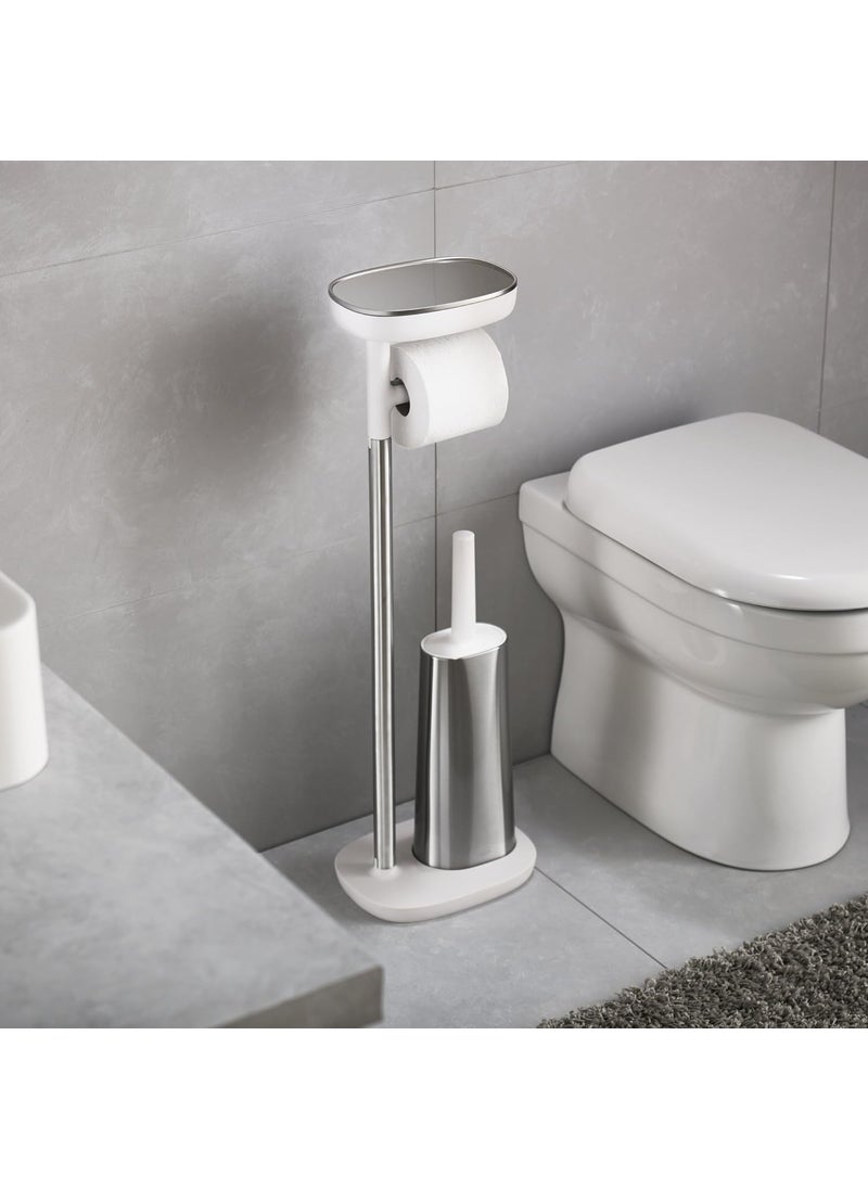 Joseph Joseph Joseph Joseph EasyStore™ Toilet Paper Holder with Flex™ Steel Toilet Brush  - Image 3