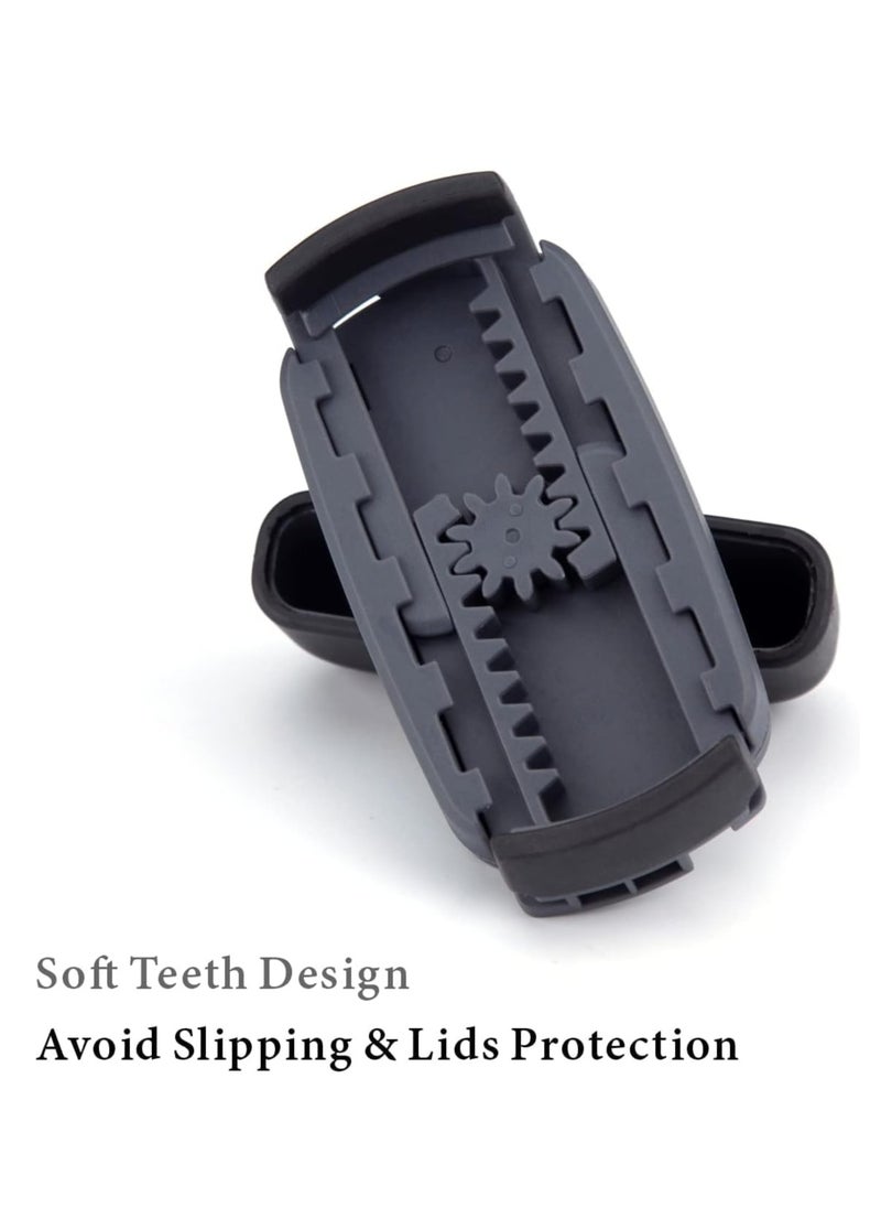 SYOSI - Jar Opener Adjustable Jar Opener for Weak Hands Jar Opener with Non-scratch Rubber Soft-touch Handle Easy Grip Easy Use Jar Opener Easy Open Jars in 1" to 3.9" - Image 1