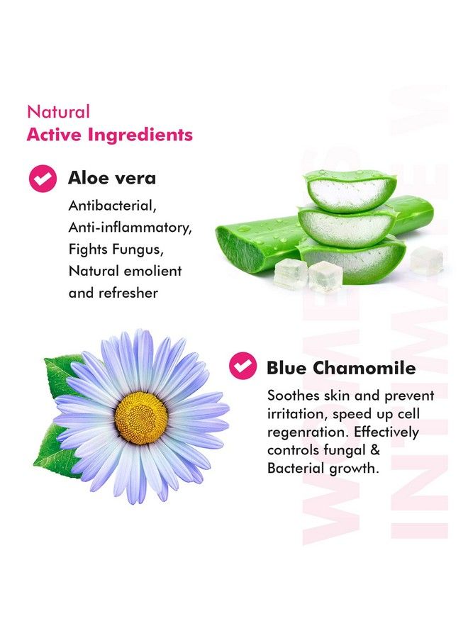 Raw Essentials Intimate Wash For Women 150 Ml For Gentle Intimate Hygiene ; Removes Odour ; Relieves Itchiness ; Lightens Inner Thighs ; Balances Ph Level ; Sls & Paraben Free ; Natural Active Ingredients - Image 3