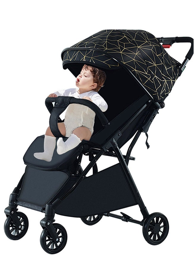 GOOTOY Auto Baby Stroller, Can Sit And Lie, Lightweight Single Stroller, Foldable And Portable Pram WIth Big Storage Basket, Travel Stroller For Newborn - Image 1