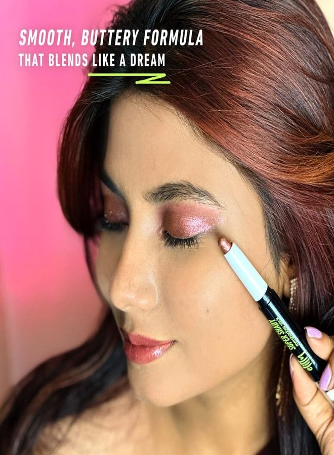 Elitty Eyeshadow Stick | Shimmer | Waterproof | Easy to blend, non creasy, Beginner's Friendly eyeshadow | More than 24 Hour Stay | Sparkling Wine (Wine Red), 1.7g - Image 2