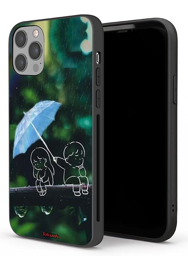 Tolwak Apple iPhone 12 Pro Max Protective Case Couple Abstract Art - Image 1