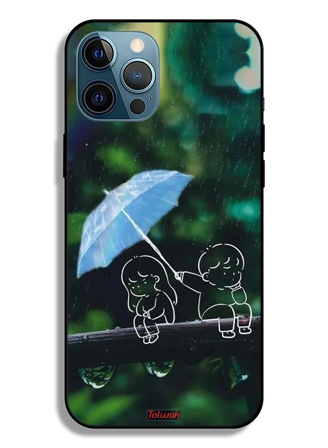Tolwak Apple iPhone 12 Pro Max Protective Case Couple Abstract Art - Image 2