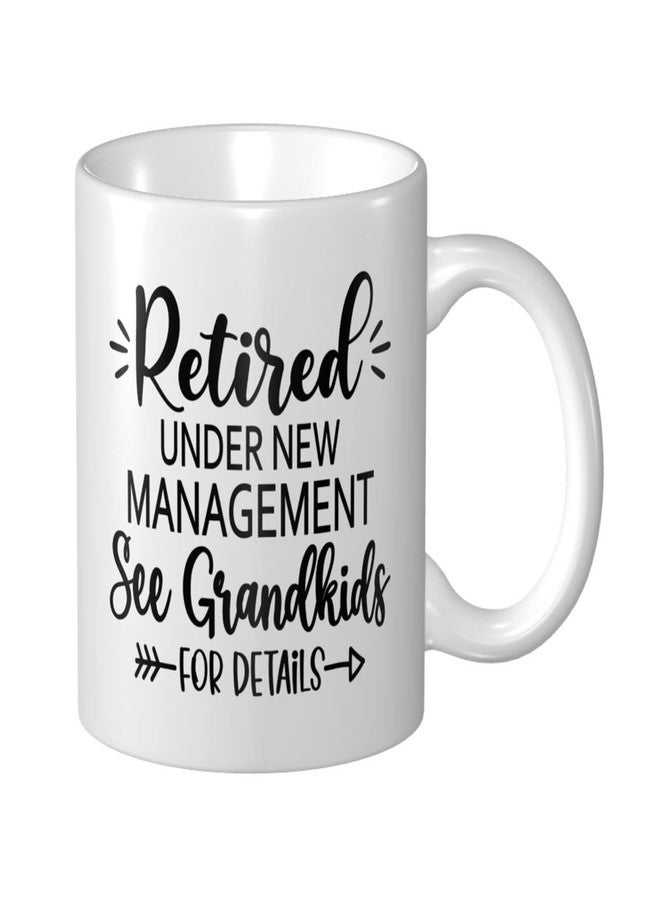 Wisedeal Retirement Ceramic Coffee Mug White 11 OZ - Hot or Iced Coffee, Birthdays, Christmas or Housewarming gifts and Dad Uncle Grandma gift, Perfect for Office, and Home Use - Image 1