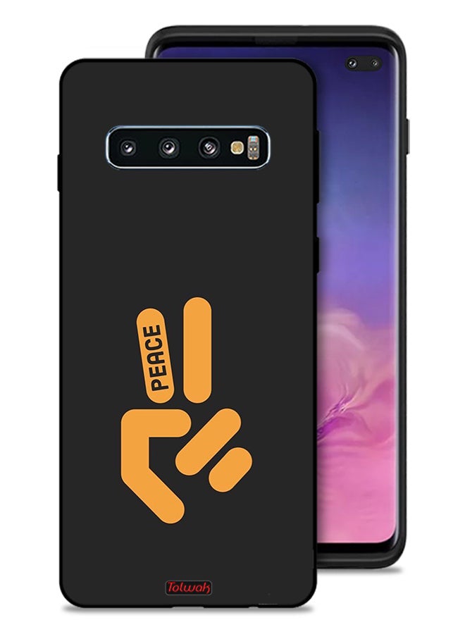 Tolwak Samsung Galaxy S10 Plus Protective Case Cover Peace - Image 1