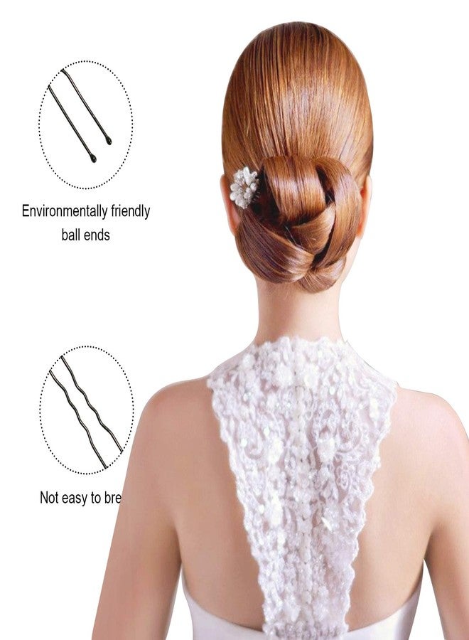 sevensun U Shaped Hair Pins, Sevensun 100PCS Ladies Hair Bun HairPin, With Storage Box, (2.4Inches), (Black) - Image 5