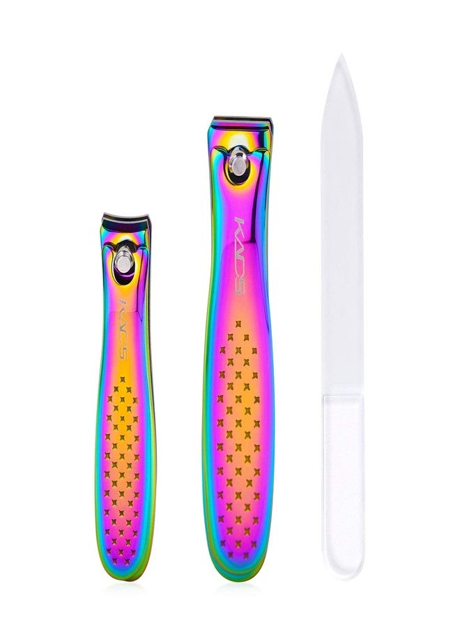 KADS 2 Nail Clipper Set with Nail File Nail Clipper Nail Cutter with Nail File for Grooming - Image 1