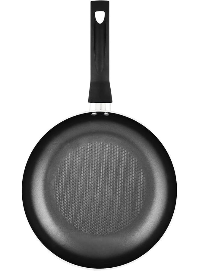 برستيج مقلاة سيف كوك من الألومنيوم مع مقلاة غير لاصقة، 24 سم، أحمر، 2724558585557 - Image 3