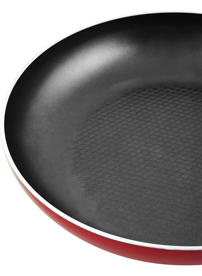 برستيج مقلاة سيف كوك من الألومنيوم مع مقلاة غير لاصقة، 24 سم، أحمر، 2724558585557 - Image 5