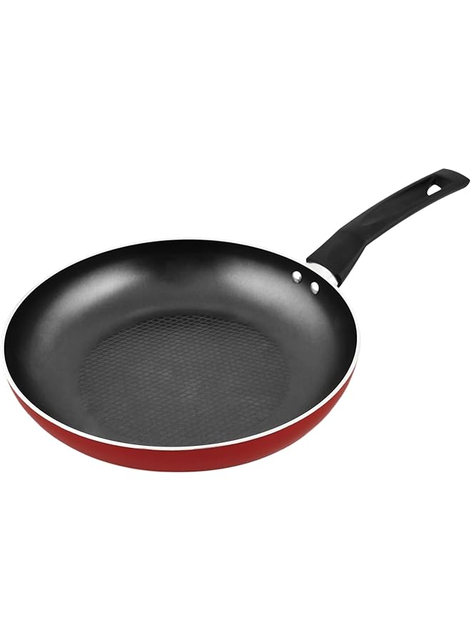 برستيج مقلاة سيف كوك من الألومنيوم مع مقلاة غير لاصقة، 24 سم، أحمر، 2724558585557 - Image 1