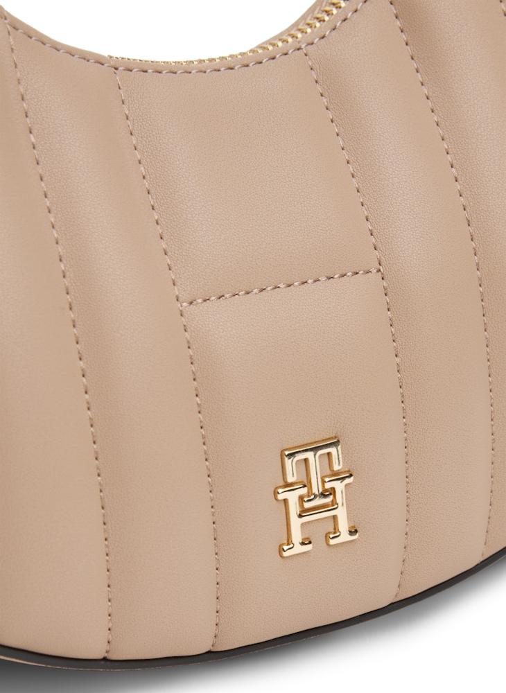 TOMMY HILFIGER Logo Detailed Zip Through Hobo  - Image 3