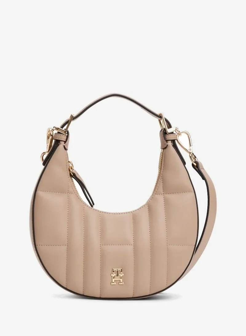 TOMMY HILFIGER Logo Detailed Zip Through Hobo
