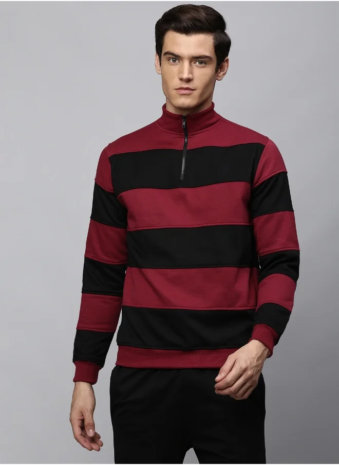 هاي ستار Men WINE Sweatshirts