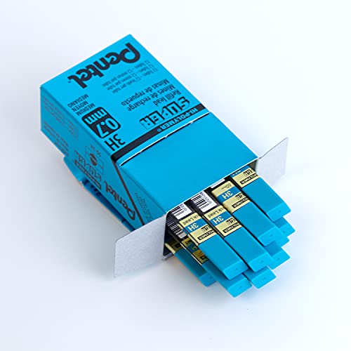 Pentel Super Hi-Polymer Lead Refill, (0.7mm) Medium, 3H, 144 Pieces of Lead (50-3H) - Image 2