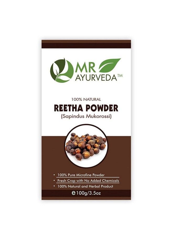 MR Ayurveda مسحوق أملا ريثا شيكاكاي العضوي بنسبة 100%؛ مسحوق أملا ريثا شيكاكاي للشعر؛ مجموعة للعناية بالشعر الطبيعي مكونة من 3 قطع (100 جرام لكل قطعة)  - Image 4