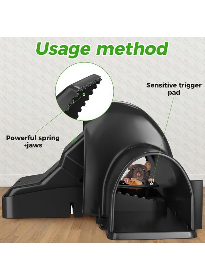 Wanqueen Reusable Mouse Squirrel Traps Prevent Accidental Trigger of Mouse Traps, Double Entry Large Tunnel Squirrels, Efficient Large Capture Device, Human Pressure - Image 2