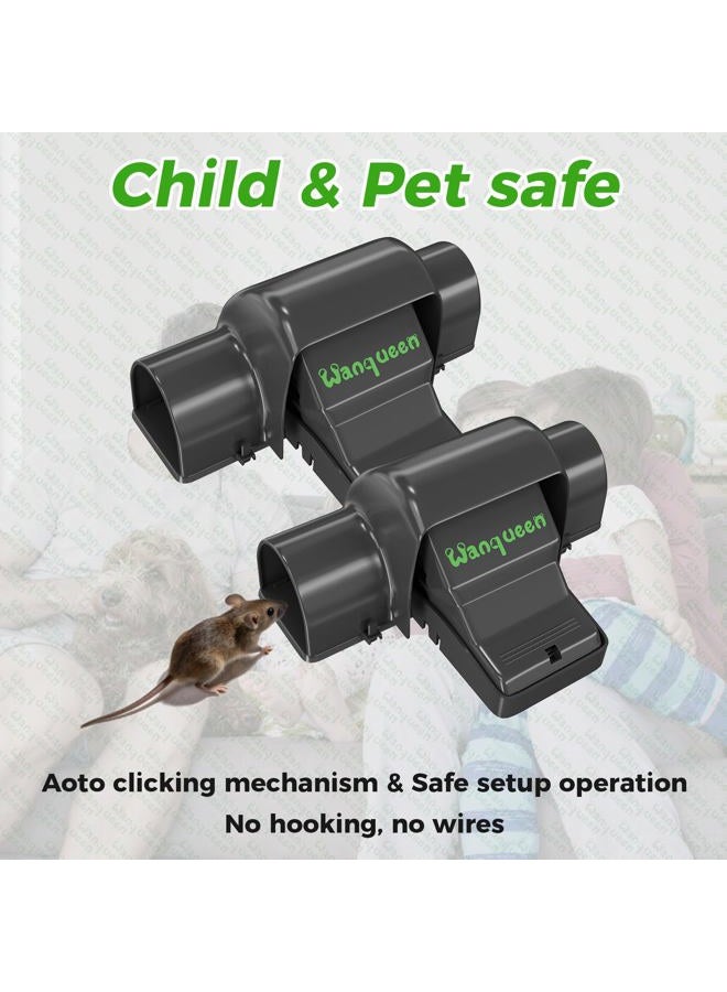 Wanqueen Reusable Mouse Squirrel Traps Prevent Accidental Trigger of Mouse Traps, Double Entry Large Tunnel Squirrels, Efficient Large Capture Device, Human Pressure - Image 5
