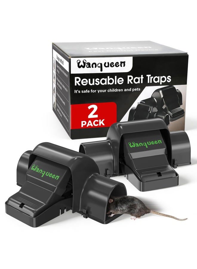 Wanqueen Reusable Mouse Squirrel Traps Prevent Accidental Trigger of Mouse Traps, Double Entry Large Tunnel Squirrels, Efficient Large Capture Device, Human Pressure - Image 1
