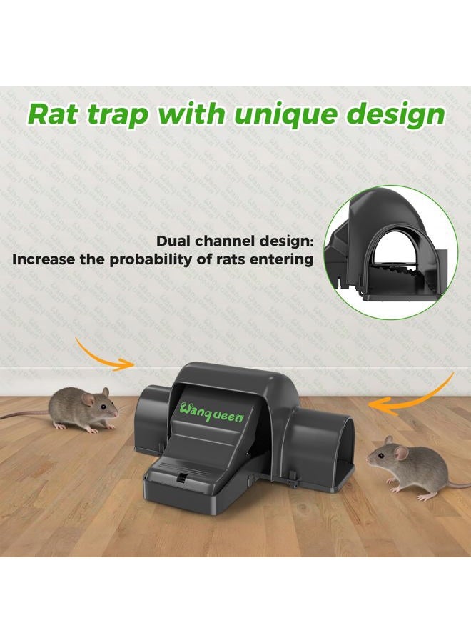 Wanqueen Reusable Mouse Squirrel Traps Prevent Accidental Trigger of Mouse Traps, Double Entry Large Tunnel Squirrels, Efficient Large Capture Device, Human Pressure - Image 3