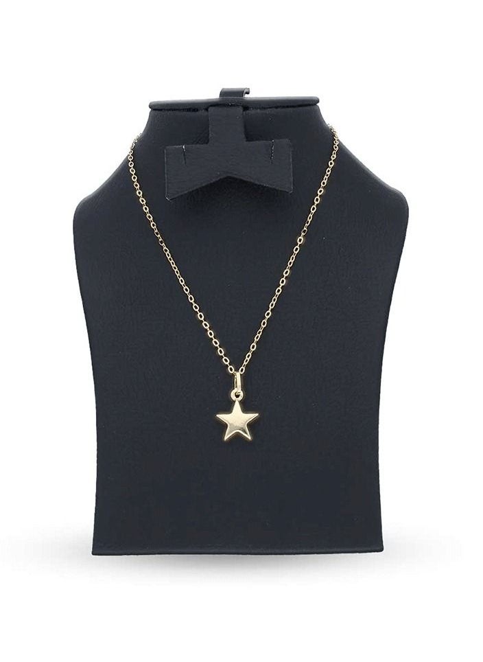 FK Jewellers - Gold Necklace (Chain with Star Pendant) 18KT - FKJNKL18KU1133 - Image 1
