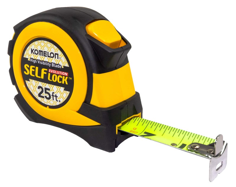 Komelon EV2825 25' x 1" Self-Lock Evolution Tape Measure, 1-Pack - Image 3