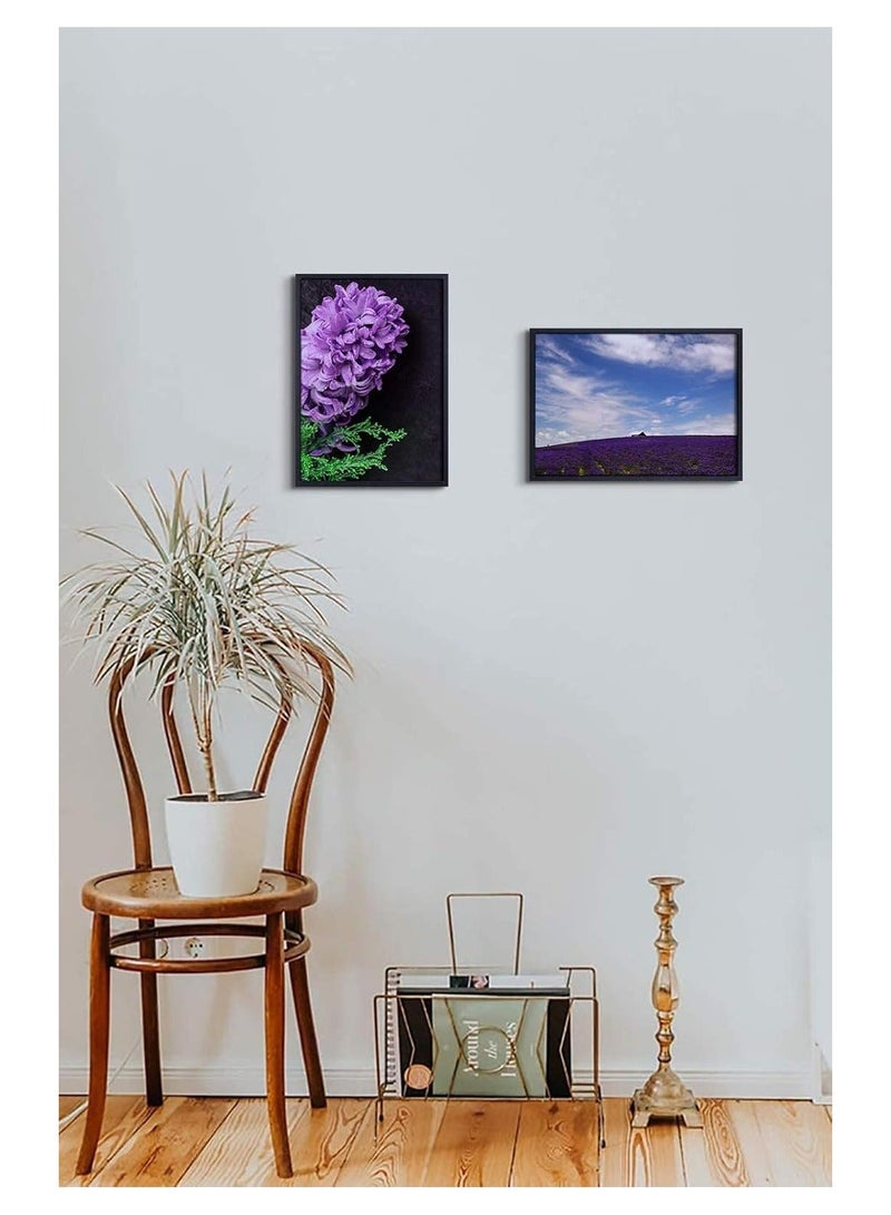 Soofam 2  Piece A3 Black  Wood Picture Frame With Definition Plexiglass Wall Hanging 29.7 x 42 cm - Image 5