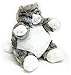 Unipak Gray Tabby Cat Baby Plumpee Plush Toy 7 H - Image 3