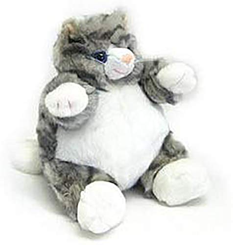 Unipak Gray Tabby Cat Baby Plumpee Plush Toy 7 H - Image 1