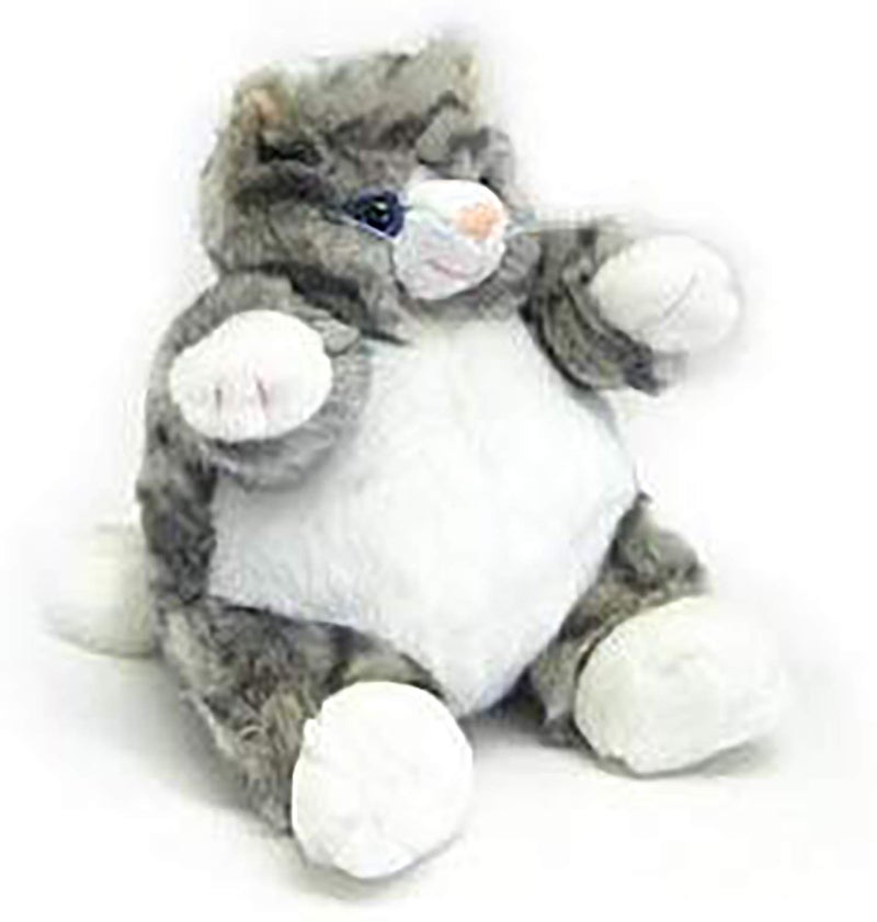 Unipak Gray Tabby Cat Baby Plumpee Plush Toy 7 H - Image 2