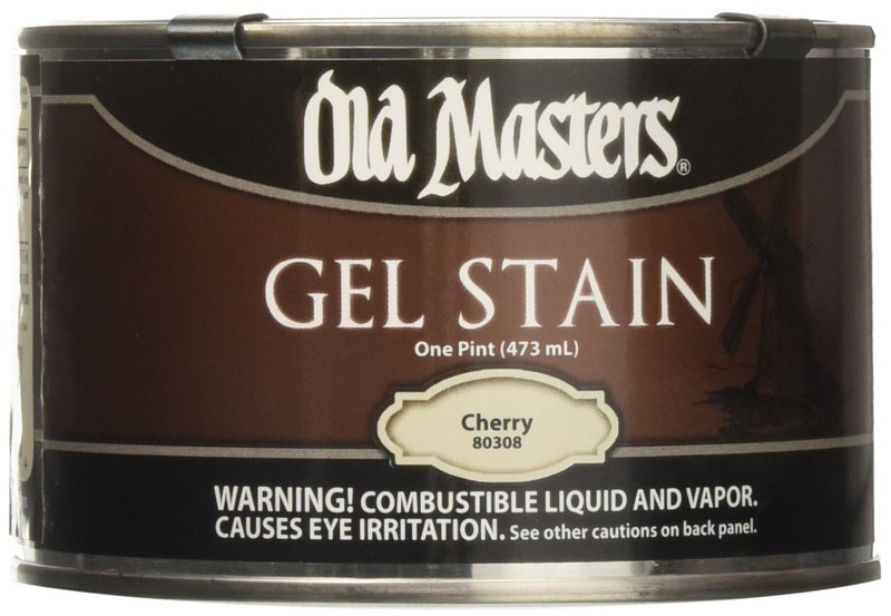 Old Masters 80308 Oil Based Gel Stain  1 Pint  Cherry  16 Fl Oz - Image 1