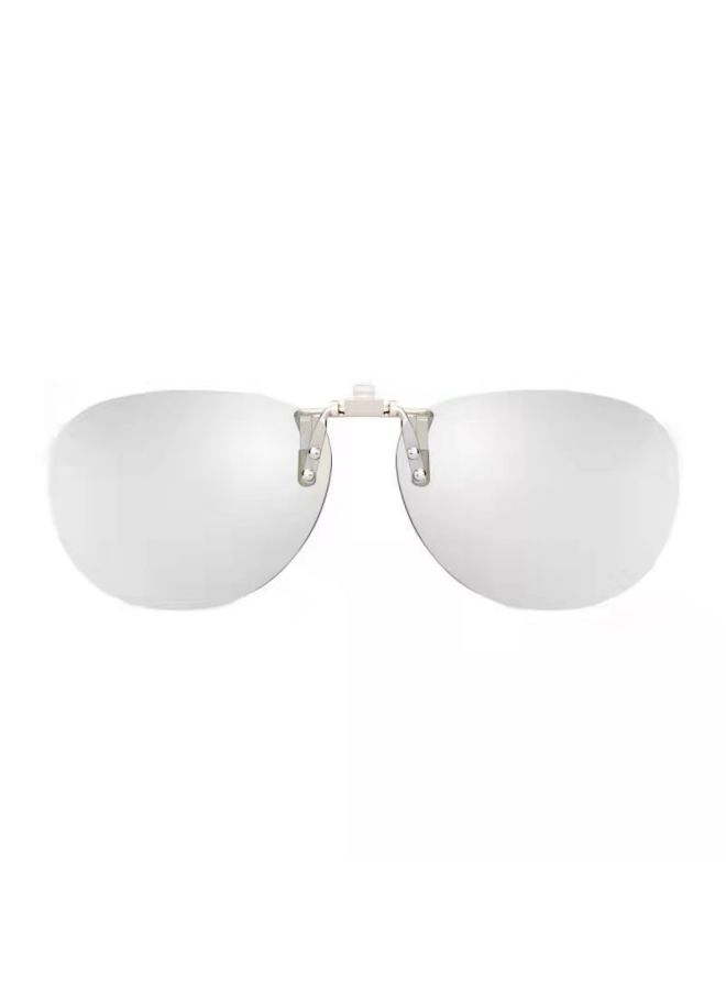 Clip 3d Glasses TV Universal Computer Myopia Clip 3D Glasses Reald Round Polarized HD Three-dimensional Suit-Color:Metal Boxed Round Clip 2 Pairs - Image 1