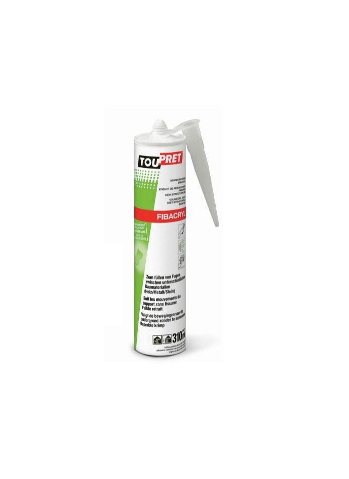 TOUPRET - Fibacryl flexible fiber filler paste 310 ml - Image 1