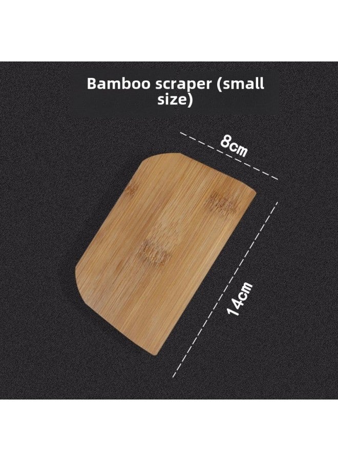 Source Pancake Fruit Rake Stall Egg Cake Scraper Bamboo Dragonfly Kitchen Gadget Oil Brush Shovel Rake-Specifications:Bamboo Scraper 14*8cm-opp Bag  - Image 1