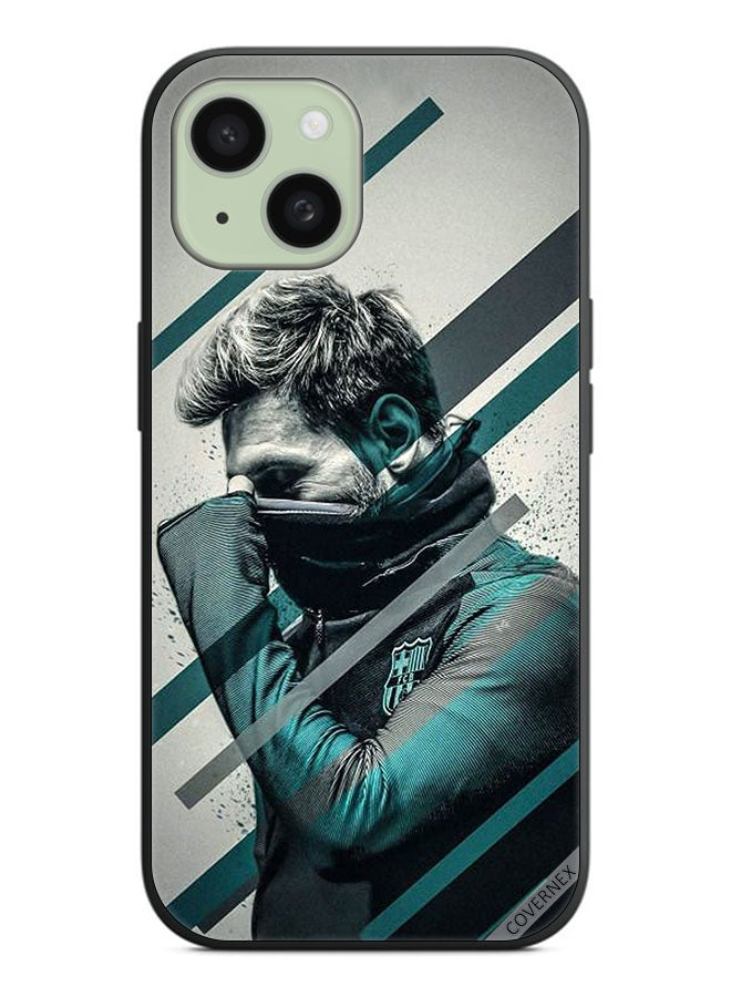 Covernex Protective Case Cover For Apple iPhone 15 Messi Hiding Face - Image 1