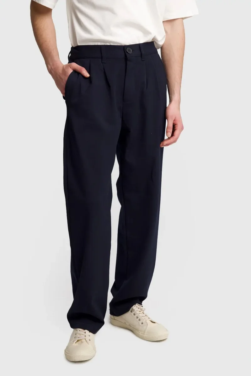 Giesto GIESTO Pleated Straight Leg Pants