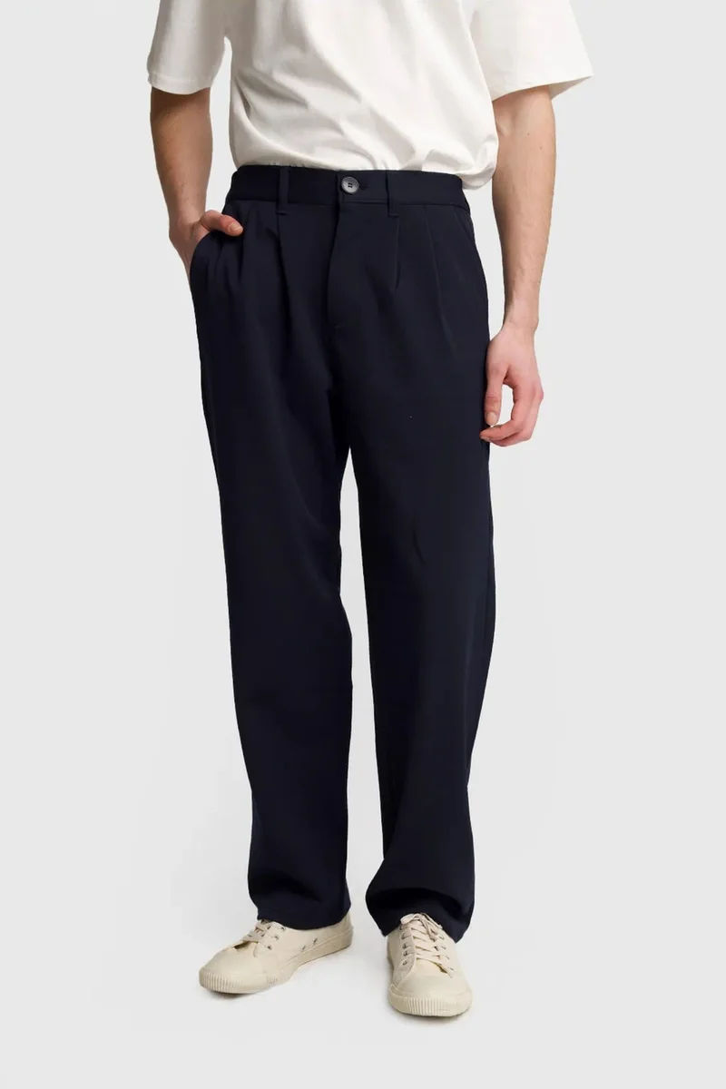 Giesto GIESTO Pleated Straight Leg Pants